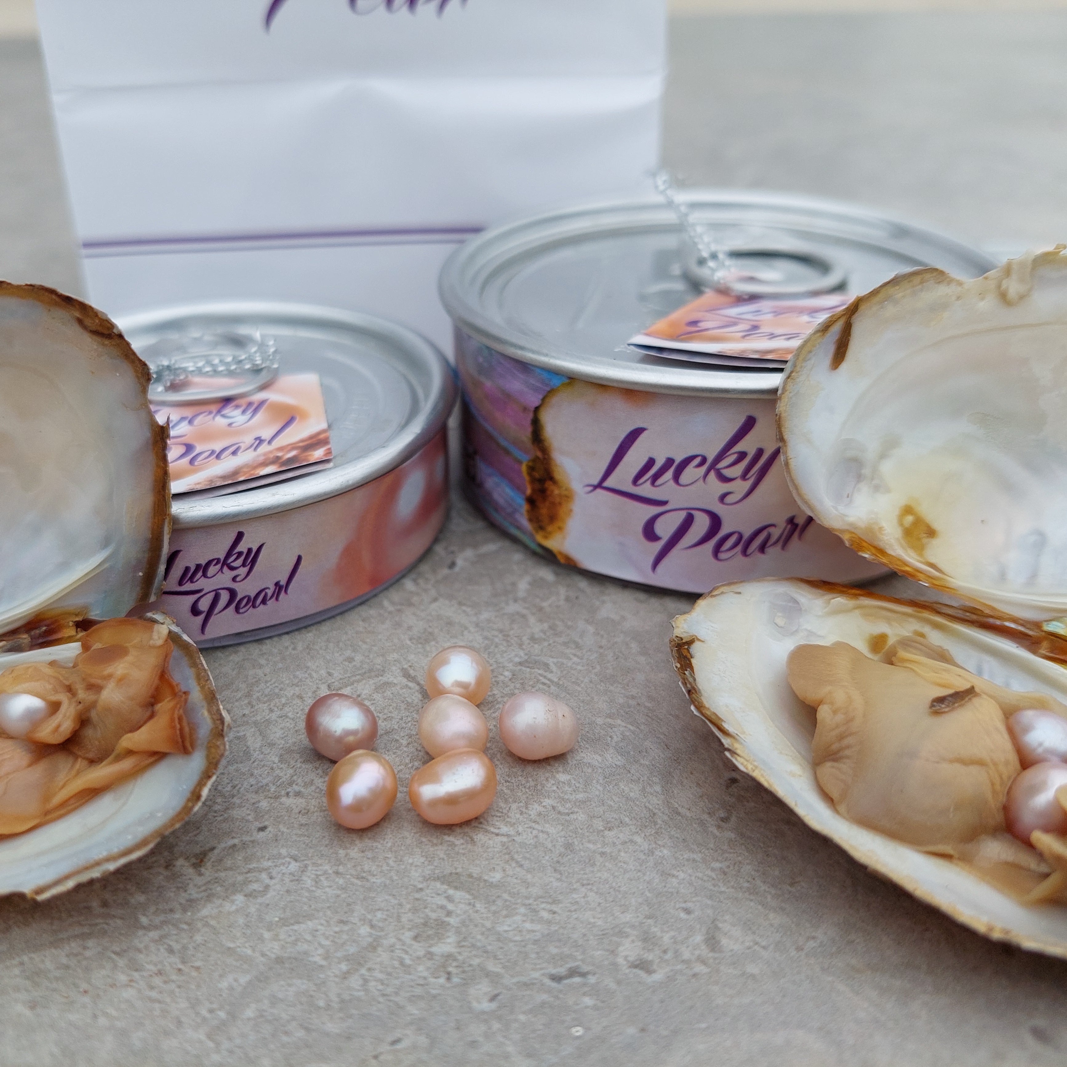 Perlas en su estado natural