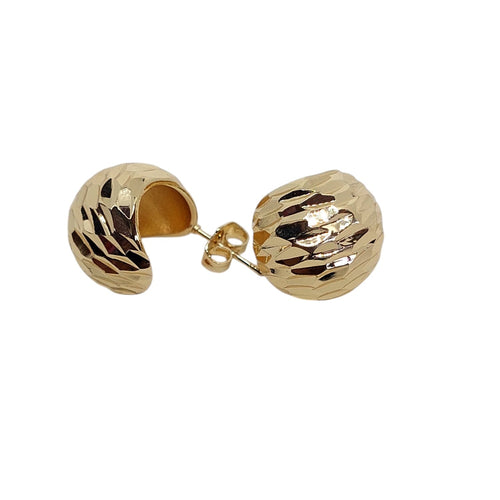 Argollas chicas con jaspeado