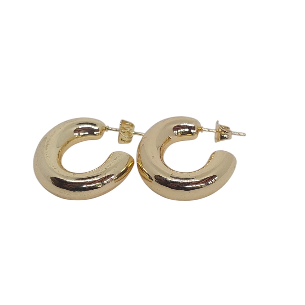 Argollas medianas estilo grueso