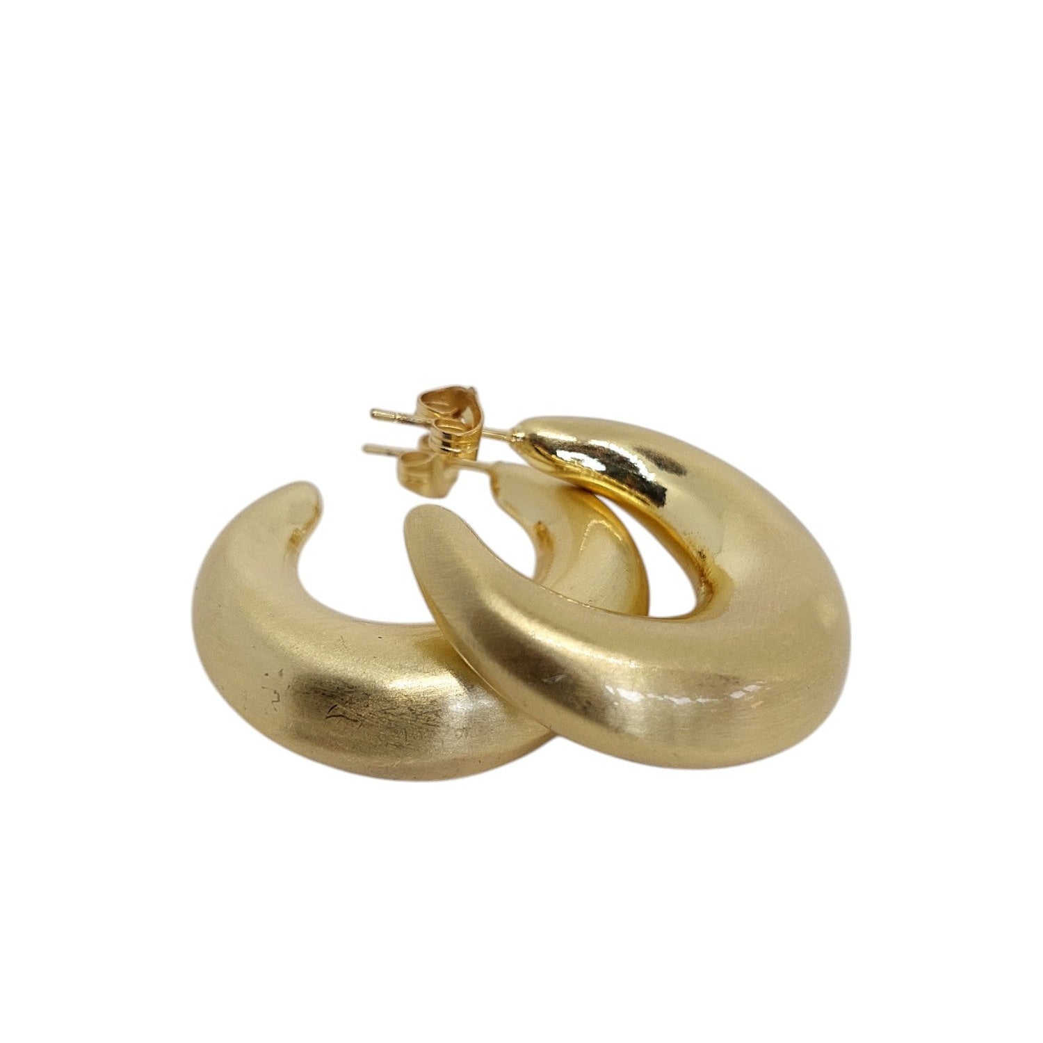 Argollas grandes pavonadas