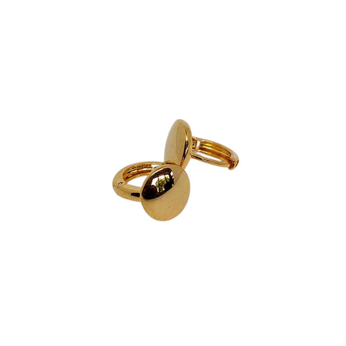 Argollas con una lenteja