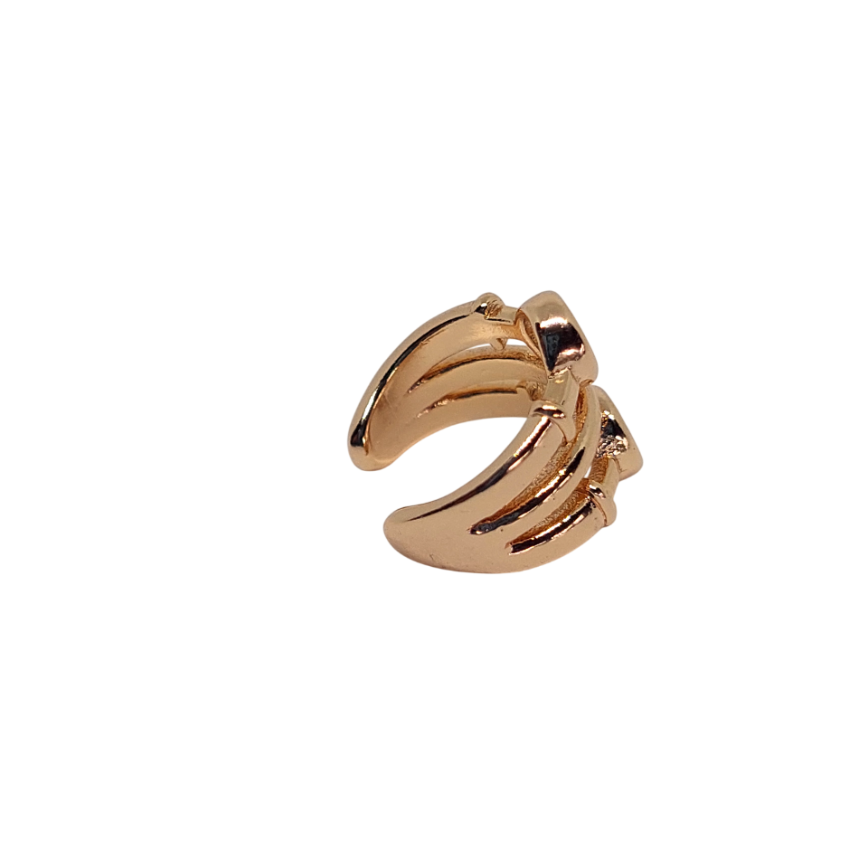 Earcuff con tres lineas y dos brillos