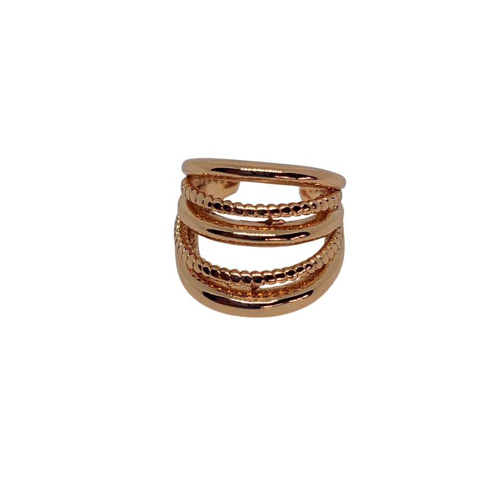 Earcuff cinco lineas caidas