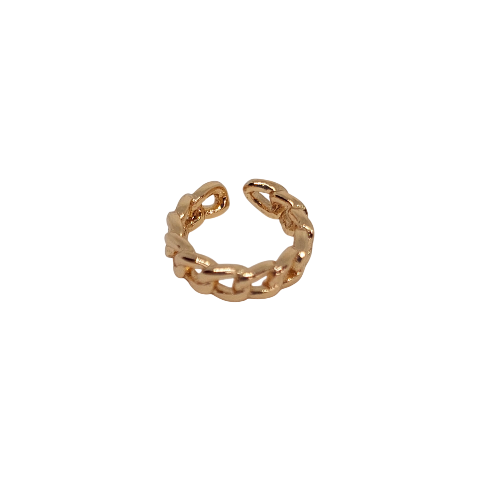 Earcuff de forma de cadena