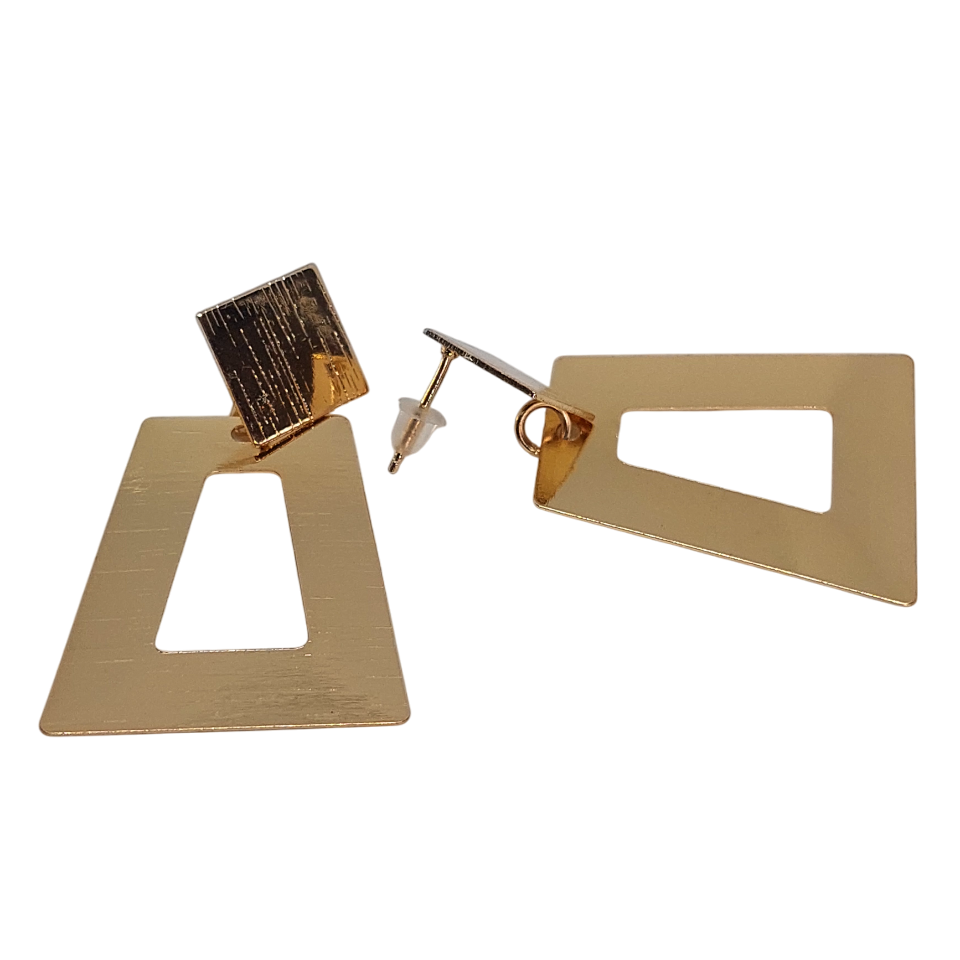 Pegados con forma de rombo y trapecio jaspeado