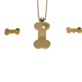 Conjunto de hueso de perro