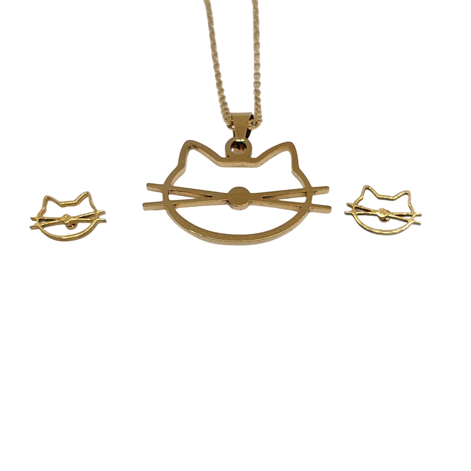 Conjunto de cabeza de gato