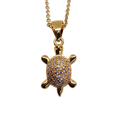 Collar de tortuga con cuarzo