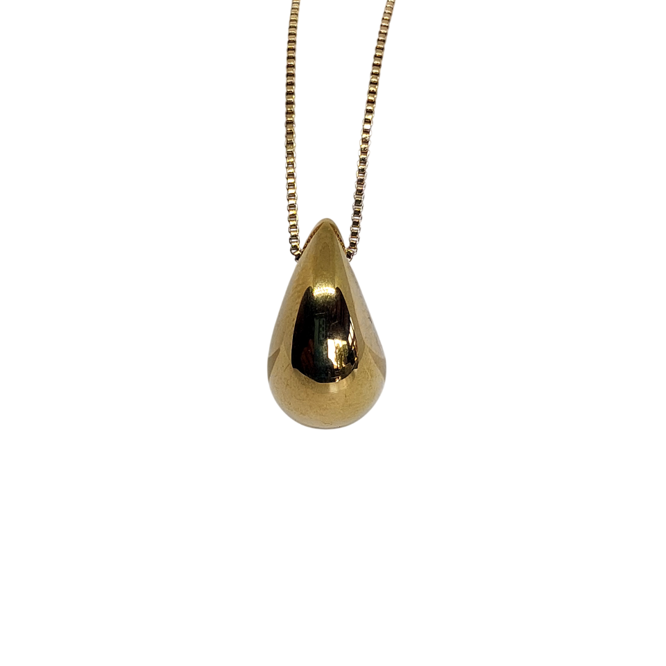 Collar de gota mediana