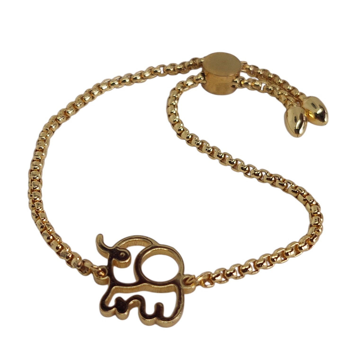 Pulsera regulable de elefante