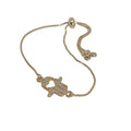 Pulsera regulable mano janza con corazon